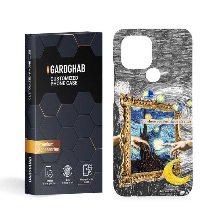 کاور گارد قاب مدل هنری مناسب برای گوشی موبایل شیائومی Redmi A1 Plus / A2 Plus / Poco C50 / Poco C51