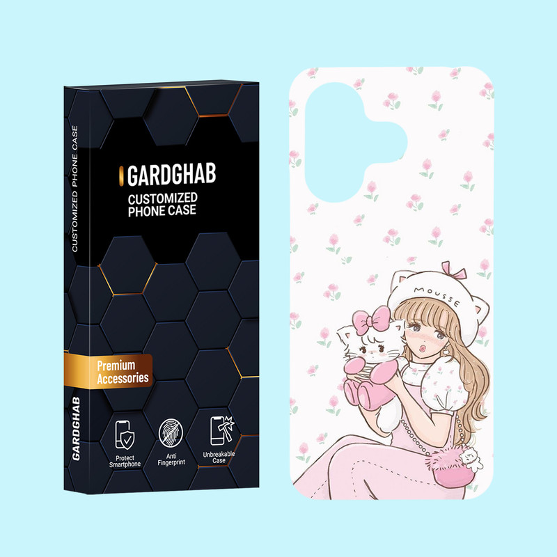 کاور گارد قاب مدل دخترانه مناسب برای گوشی موبایل شیائومی Redmi 13 4G / 5G