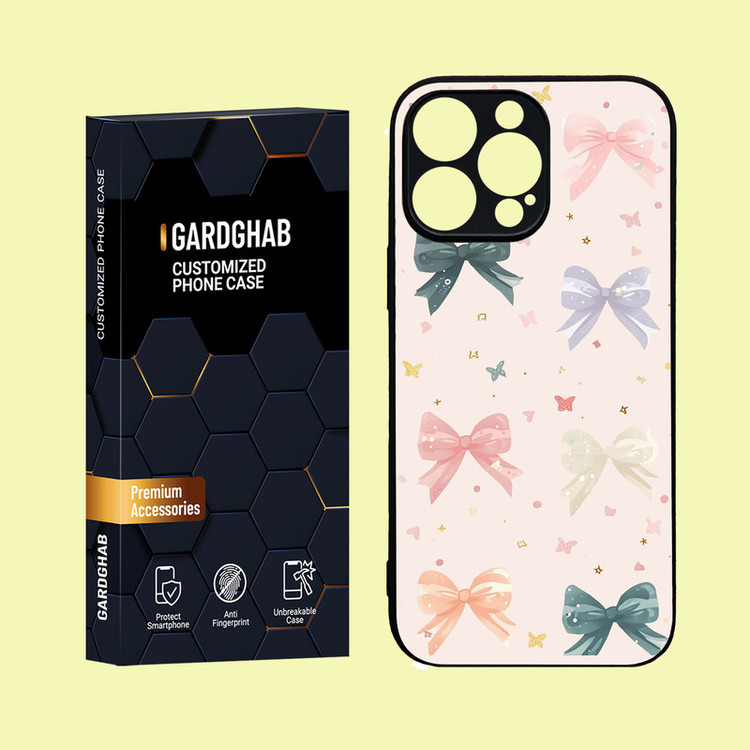 کاور گارد قاب مدل دور ژله ای دخترانه مناسب برای گوشی موبایل اپل iPhone 16 Pro Max