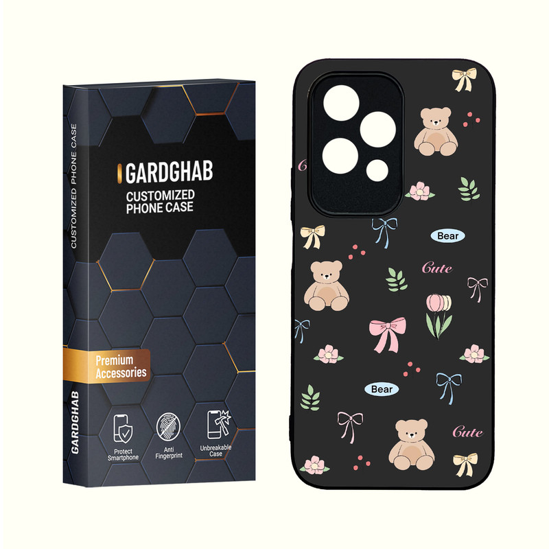 کاور گارد قاب مدل دور ژله ای  گلس فانتزی مناسب برای گوشی انر Honor 200Lite 5G