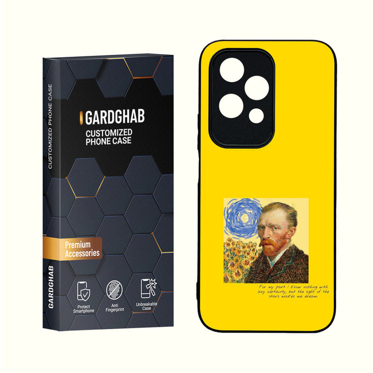 کاور گارد قاب مدل دورژله ای پشت گلس هنری مناسب برای گوشی موبایل آنر Honor 200 Lite 5G