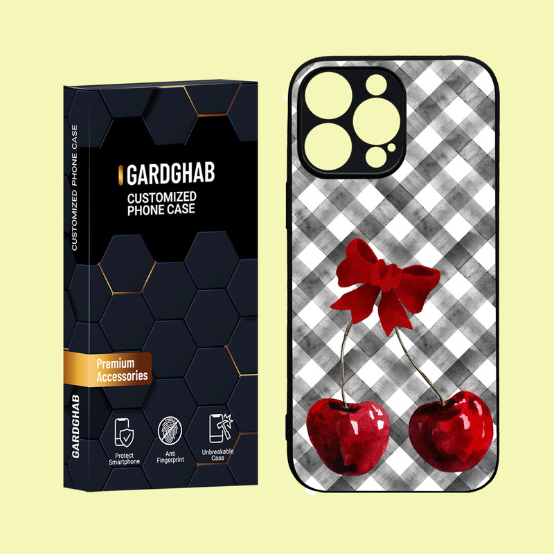 کاور گارد قاب مدل دور ژله ای پشت گلس دخترانه  مناسب برای گوشی موبایل  اپل  iPhone 16 Pro Max