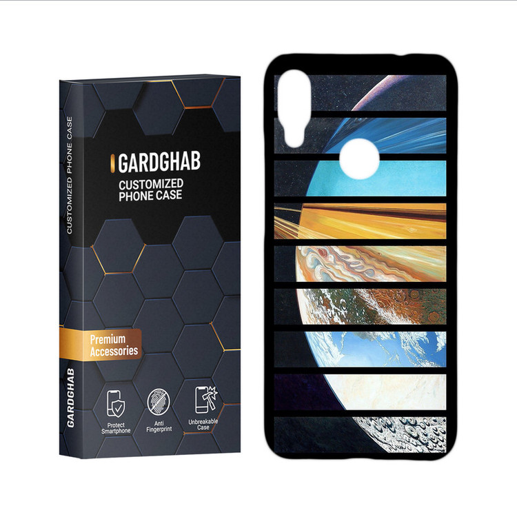 کاور گارد قاب علوی مدل کهکشان مناسب برای گوشی موبایل شیائومی Redmi Note 7/7Pro