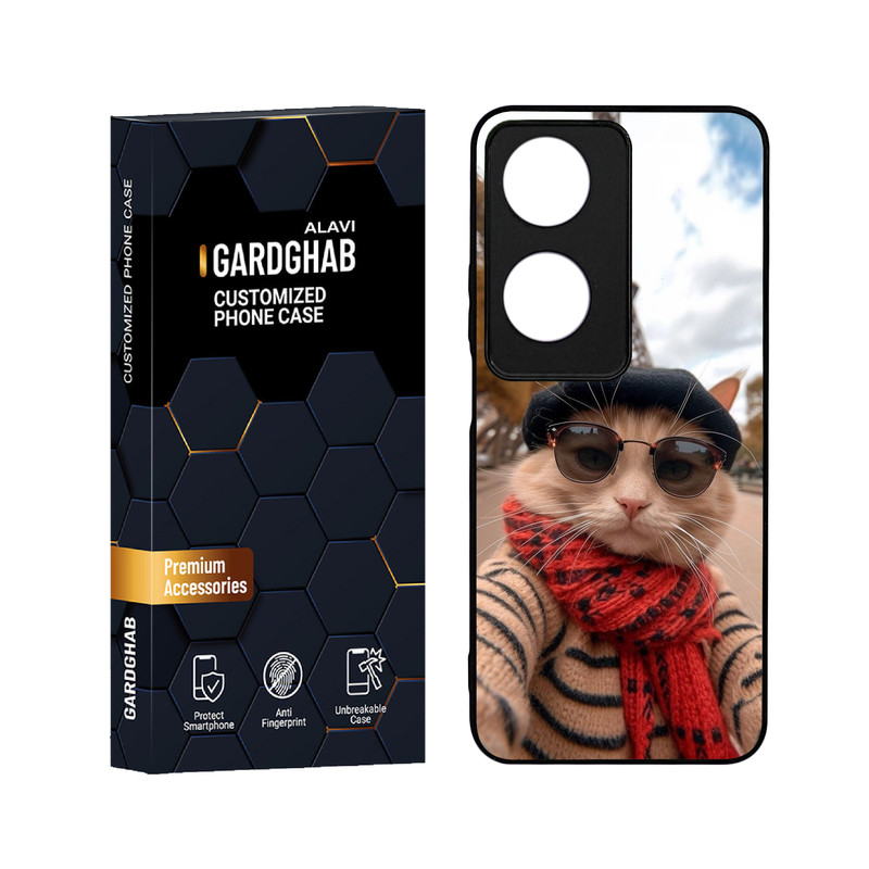کاور گارد قاب علوی مدل دور ژله ای هنری مناسب برای گوشی موبایل آنر X7B 4G