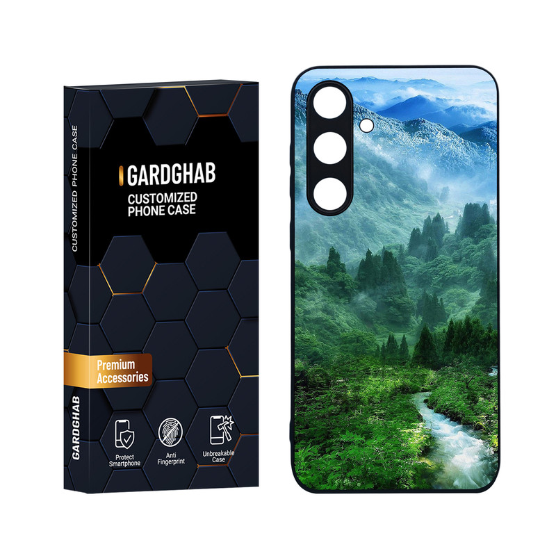 کاور گارد قاب مدل کهکشان و طبیعت مناسب برای گوشی موبایل سامسونگ Galaxy S24 FE