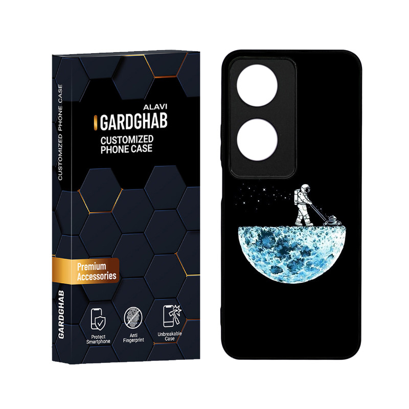 کاور گارد قاب علوی مدل دور ژله ای کهکشان مناسب برای گوشی موبایل آنر X7B 4G