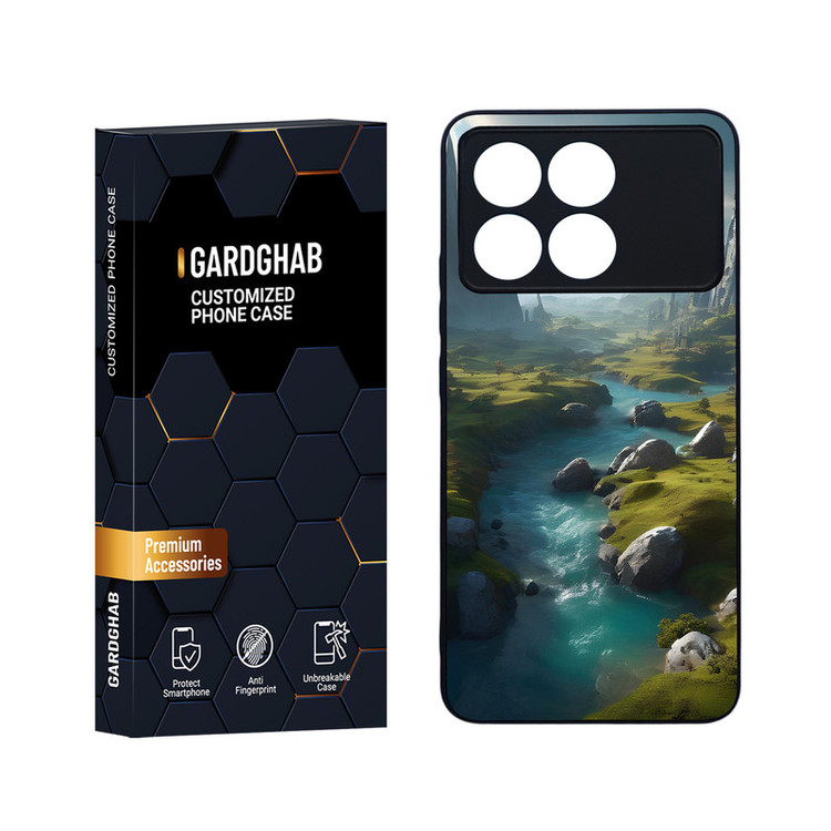 کاور گارد قاب مدل هنری مناسب برای گوشی موبایل شیائومی Redmi K70 / K70 Pro / Poco F6 Pro 5G