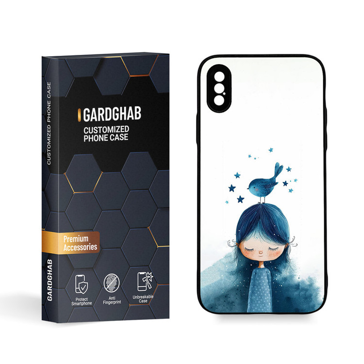 کاور گارد قاب مدل دخترانه مناسب برای گوشی موبایل اپل iPhone X / XS