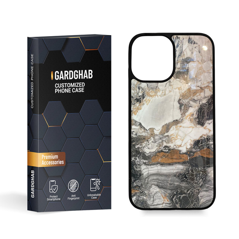 کاور گارد قاب مدل سنگ مناسب برای گوشی موبایل اپل iPhone 12 Pro Max