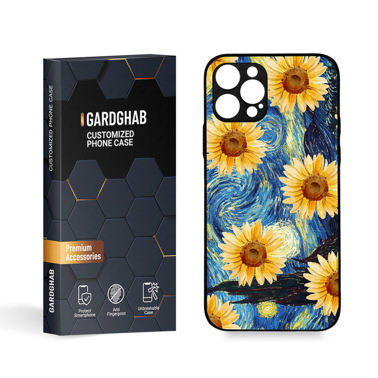 کاور گارد قاب مدل گل مناسب برای گوشی موبایل اپل iPhone 12 Pro