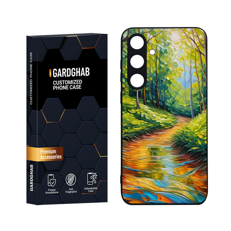کاور گارد قاب مدل هنری مناسب برای گوشی موبایل سامسونگ Galaxy S24 FE