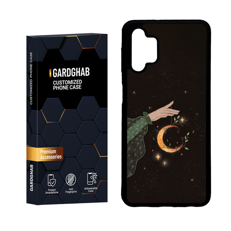کاور گارد قاب مدل دور ژله ای هنری مناسب برای گوشی موبایل سامسونگ Galaxy A32 5G / M32 5G