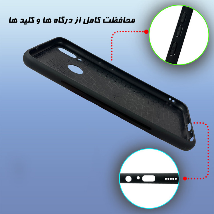 کاور گارد قاب علوی مدل Glass مناسب برای گوشی موبایل هواوی P Smart 2019