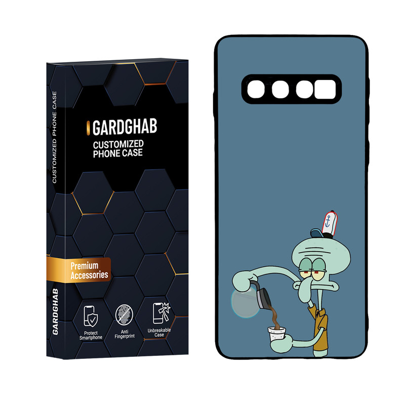 کاور گارد قاب مدل پشت گلس فانتزی مناسب برای گوشی موبایل سامسونگ Galaxy S10