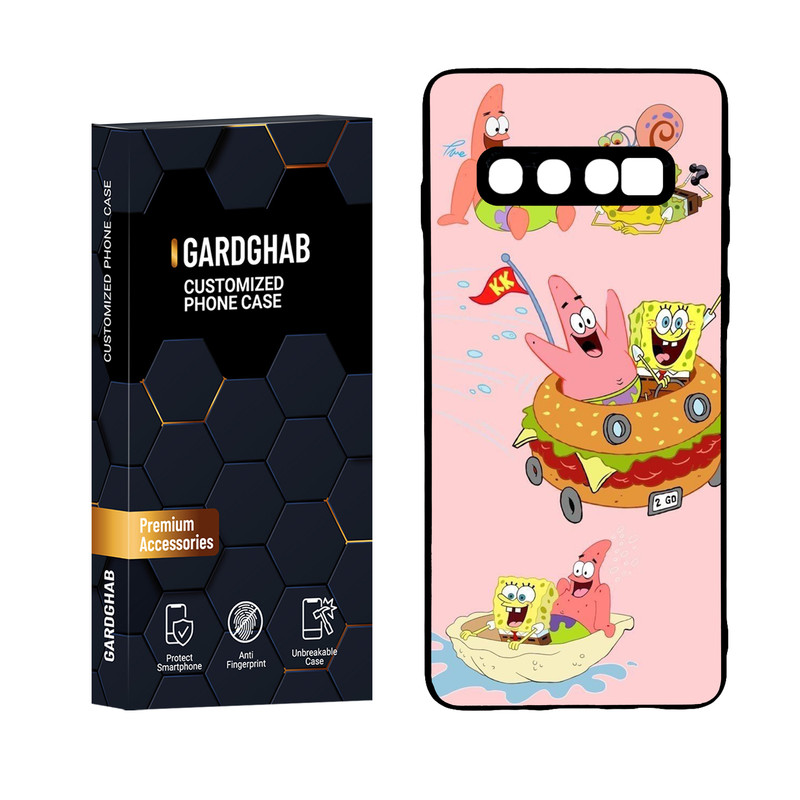کاور گارد قاب مدل پشت گلس فانتزی مناسب برای گوشی موبایل سامسونگ Galaxy S10
