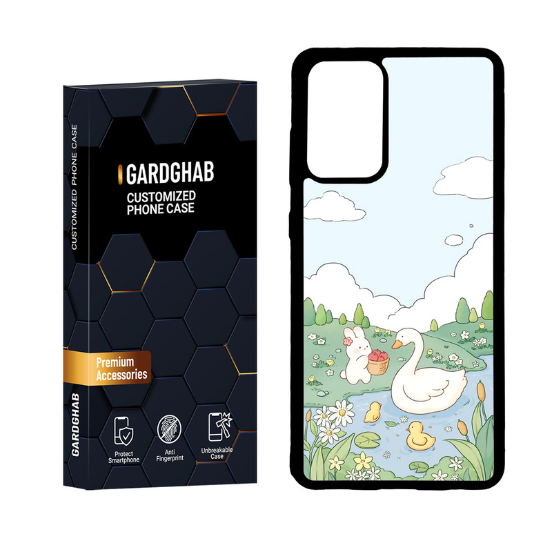 کاور گارد قاب مدل پشت گلس فانتزی مناسب برای گوشی موبایل سامسونگ Galaxy A72