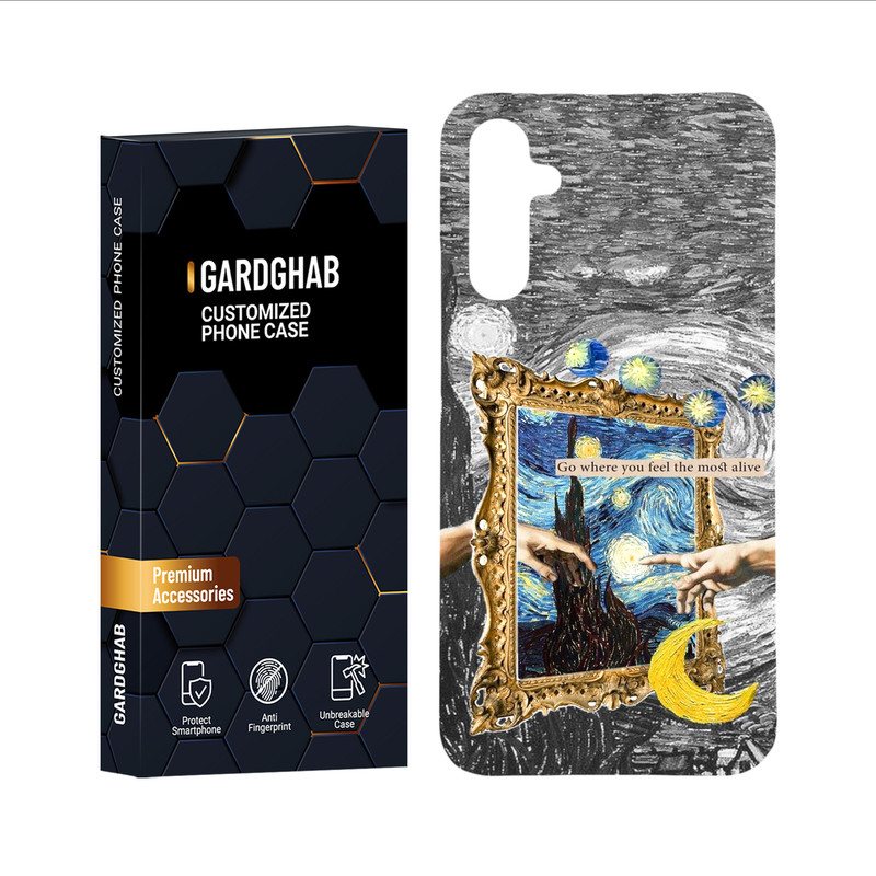 کاور گارد قاب مدل هنری مناسب برای گوشی موبایل سامسونگ Galaxy A34