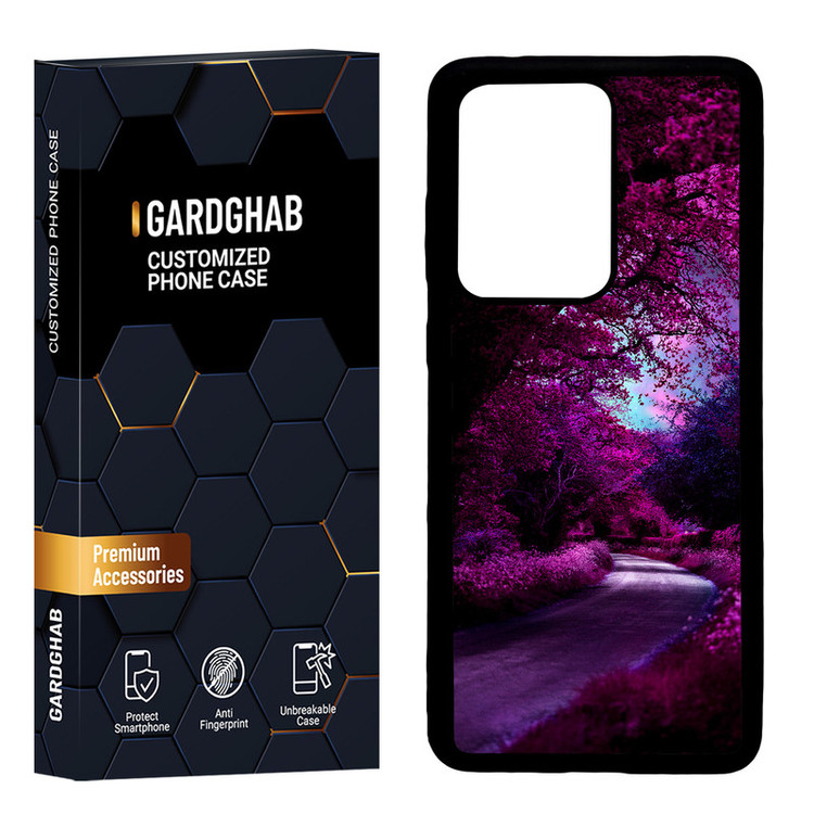 کاور گارد قاب مدل پشت گلس منظره و طبیعت مناسب برای گوشی موبایل سامسونگ Galaxy S20 Ultra