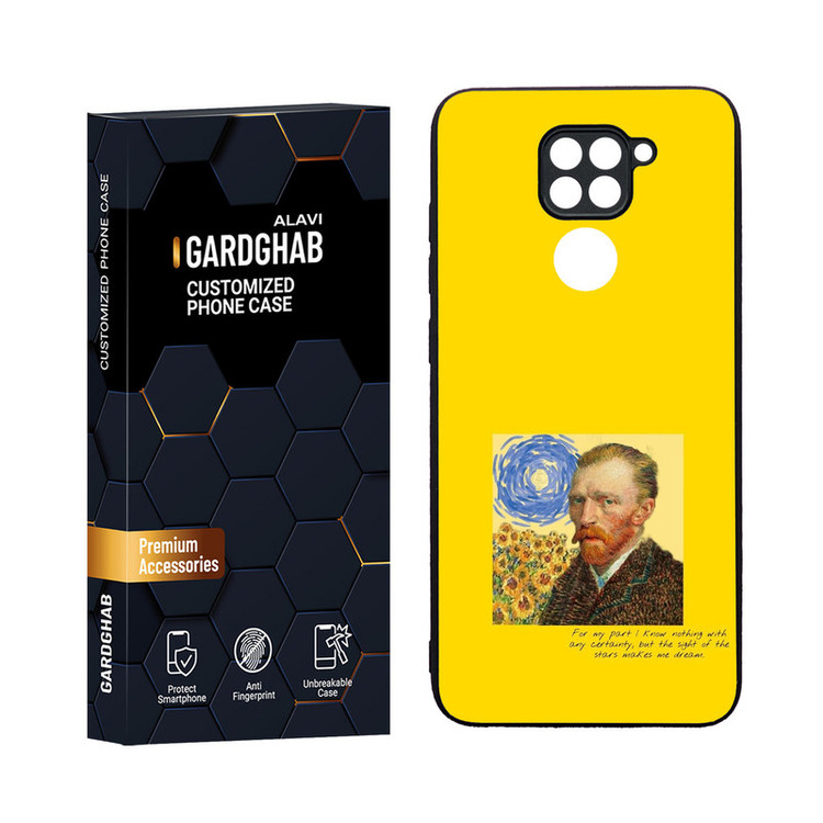کاور گارد قاب مدل دورژله ای هنری مناسب برای گوشی موبایل شیائومی Redmi Note 9