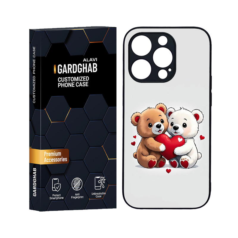 کاور گارد قاب علوی مدل دورژله ای فانتزی مناسب برای گوشی موبایل اپل iPhone 14 Pro