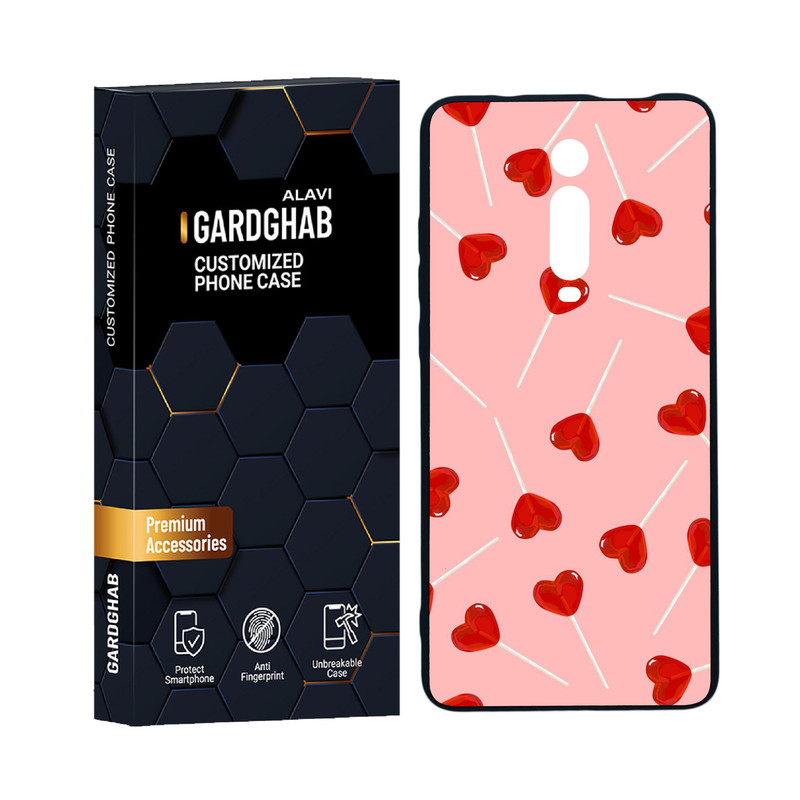 کاور گارد قاب علوی مدل دورژله ای عاشقانه مناسب برای گوشی موبایل شیائومی Redmi K20 Pro