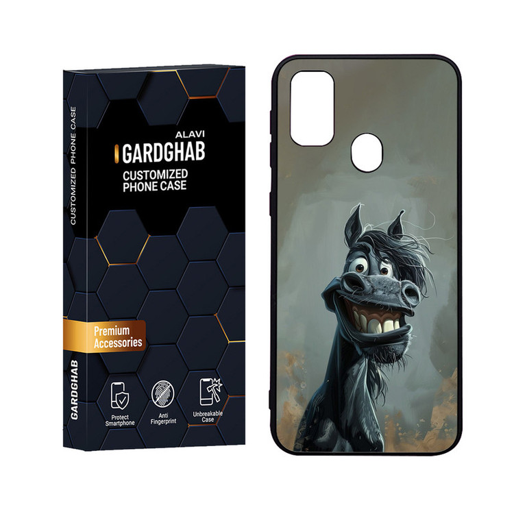 کاور گارد قاب علوی مدل Glass مناسب برای گوشی موبایل سامسونگ Galaxy M21