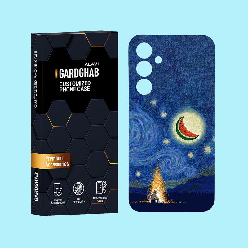 کاور گارد قاب علوی مدل هنری مناسب برای گوشی موبایل سامسونگ Galaxy A55