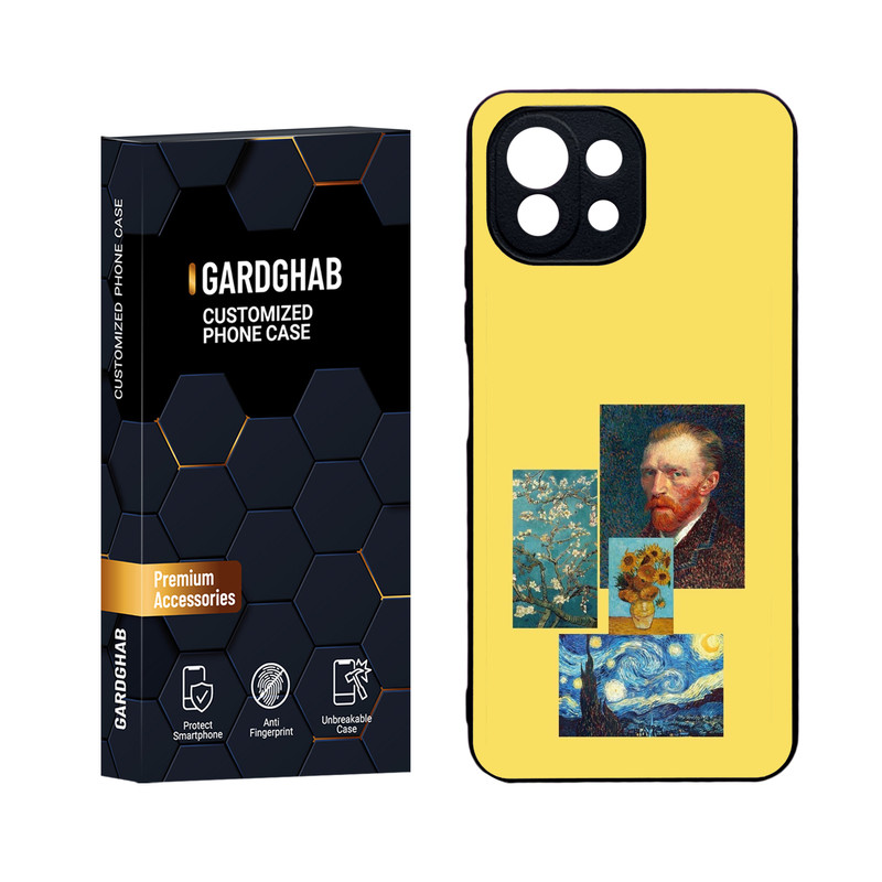 کاور گارد قاب مدل دورژله ای هنری مناسب برای گوشی موبایل شیائومی Mi 11 Lite 4G / 5G
