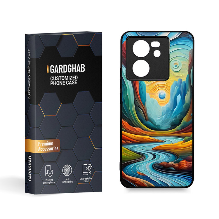 کاور گارد قاب مدل هنری مناسب برای گوشی موبایل شیائومی Mi 13T 5G
