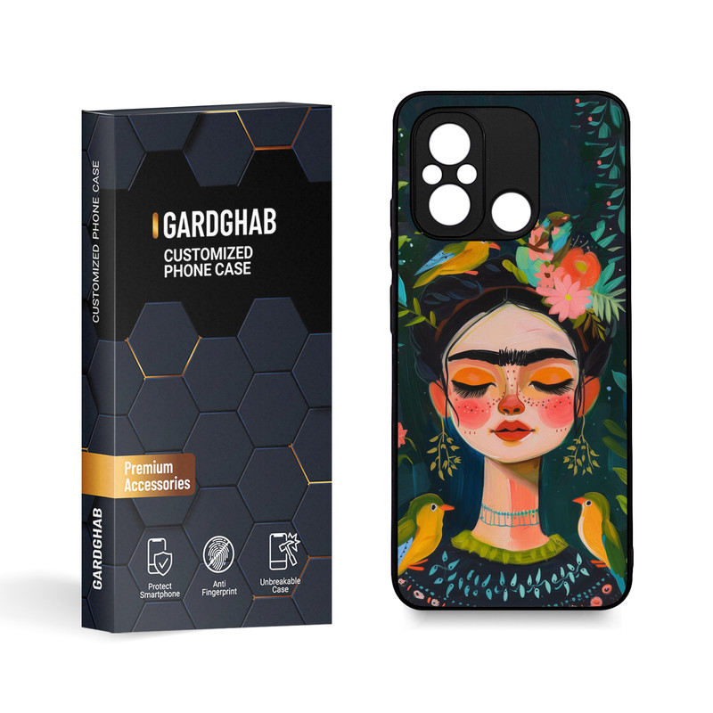 کاور گارد قاب مدل دخترانه مناسب برای گوشی موبایل شیائومی Poco C55