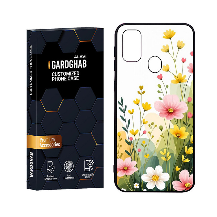 کاور گارد قاب علوی مدل Glass مناسب برای گوشی موبایل سامسونگ Galaxy M21