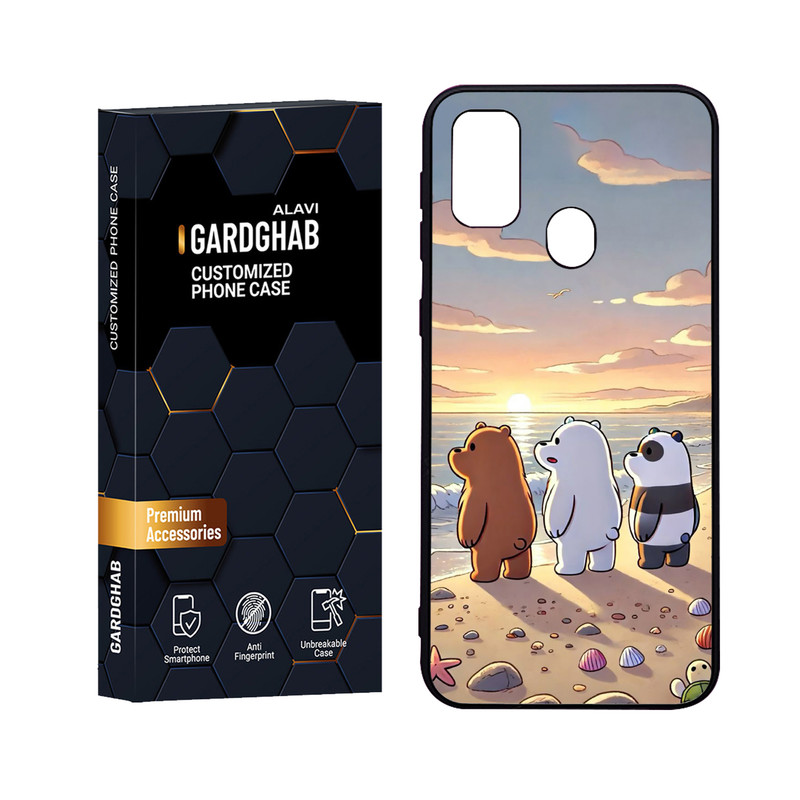 کاور گارد قاب علوی مدل Glass مناسب برای گوشی موبایل سامسونگ Galaxy M21