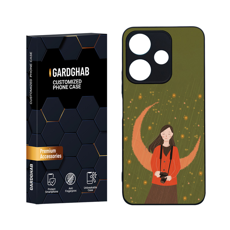 کاور گارد قاب مدل دخترانه مناسب برای گوشی موبایل شیائومی Redmi 13 4G / Poco M6 4G