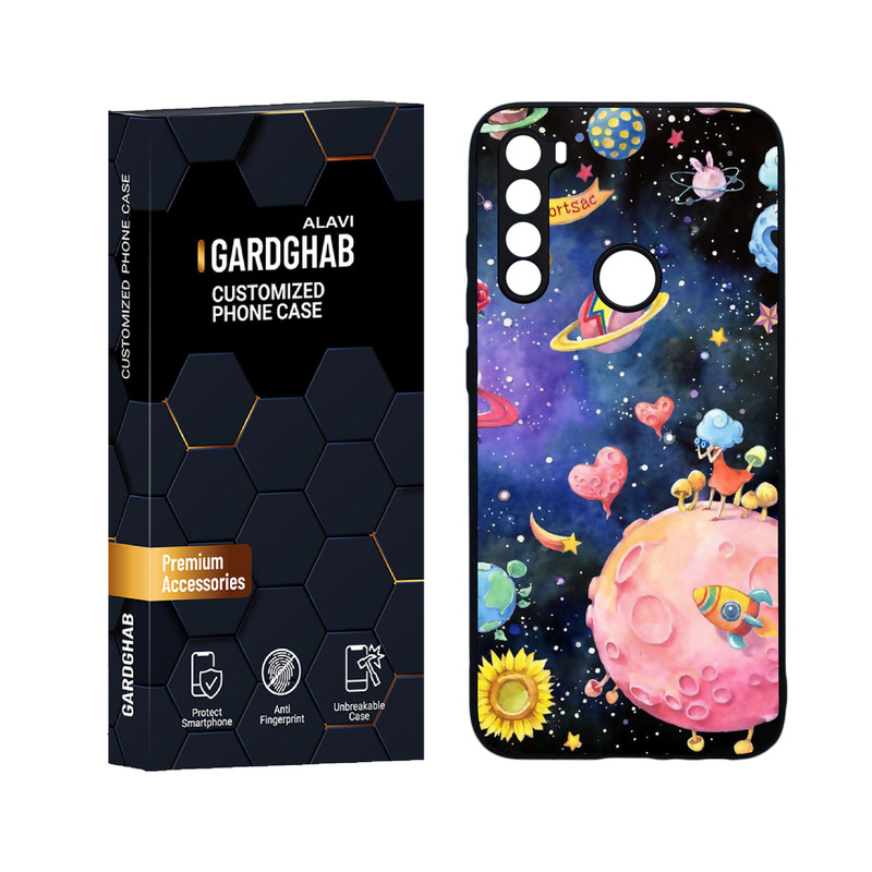 کاور گارد قاب علوی مدل دورژله ای فانتزی مناسب برای گوشی موبایل شیائومی Redmi Note 8
