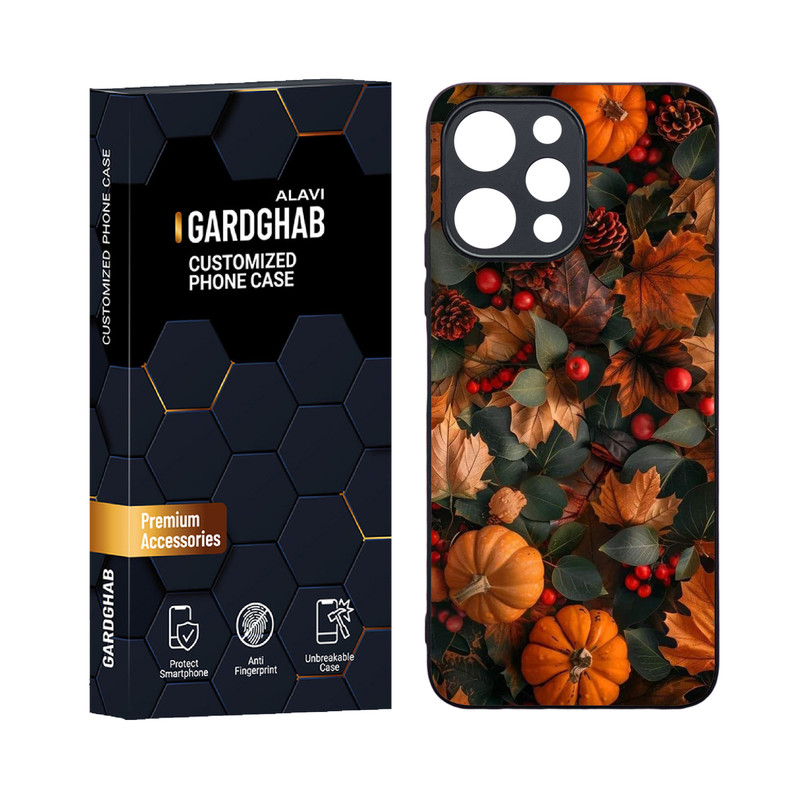 کاور گارد قاب علوی مدل دورژله ای هنری مناسب برای گوشی موبایل شیائومی Poco M6 pro 5G