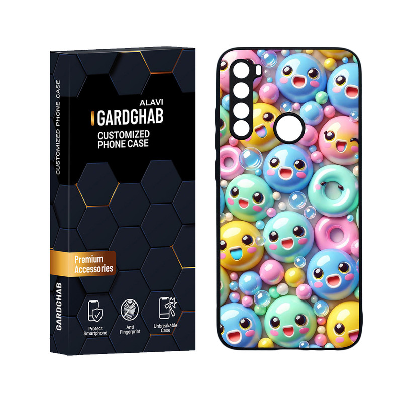 کاور گارد قاب علوی مدل دورژله ای کارتنی و انیمه مناسب برای گوشی موبایل شیائومی Redmi Note 8