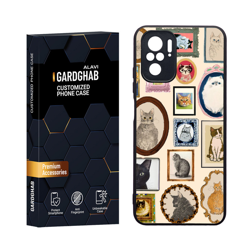 کاور گارد قاب مدل دورژله ای فانتزی مناسب برای گوشی موبایل شیائومی Redmi Note 10 4G / Note 10s / Poco M5s