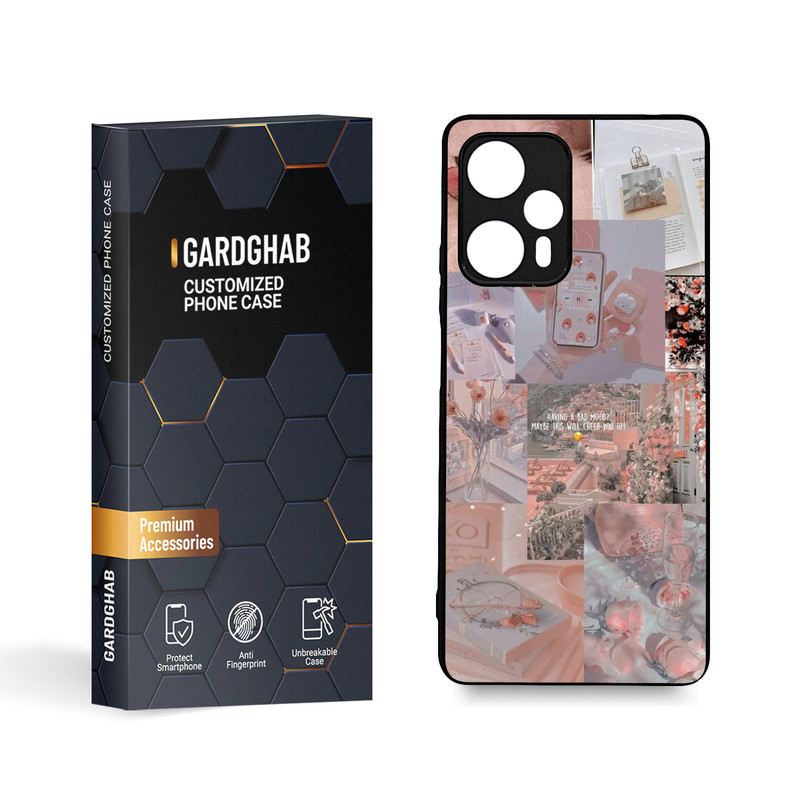 کاور گارد قاب مدل دخترانه مناسب برای گوشی موبایل شیائومی Redmi note 12 Turbo/Poco F5
