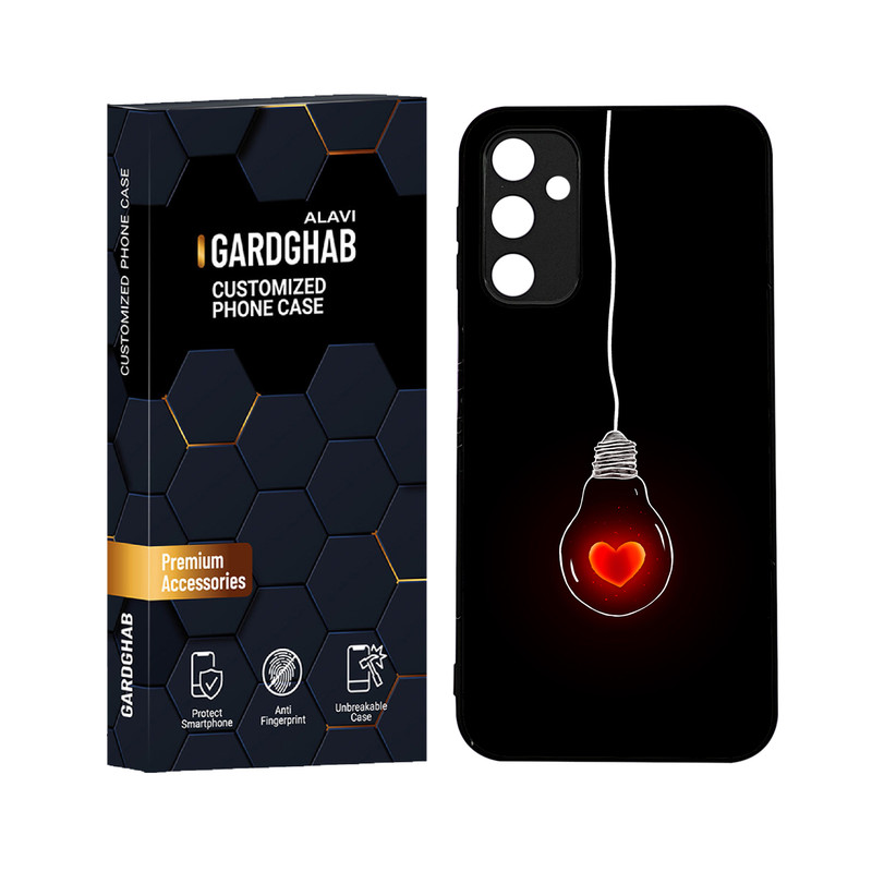کاور گارد قاب علوی مدل دورژله ای عاشقانه مناسب برای گوشی موبایل سامسونگ Galaxy A24