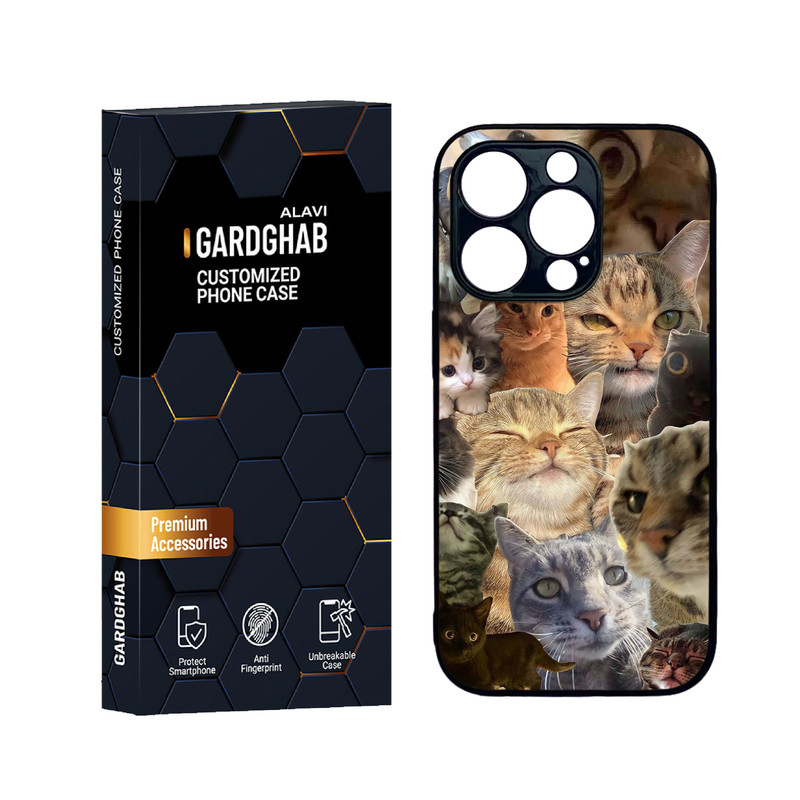 کاور گارد قاب علوی مدل دورژله ای حیوانات مناسب برای گوشی موبایل اپل iPhone 14 Pro Max