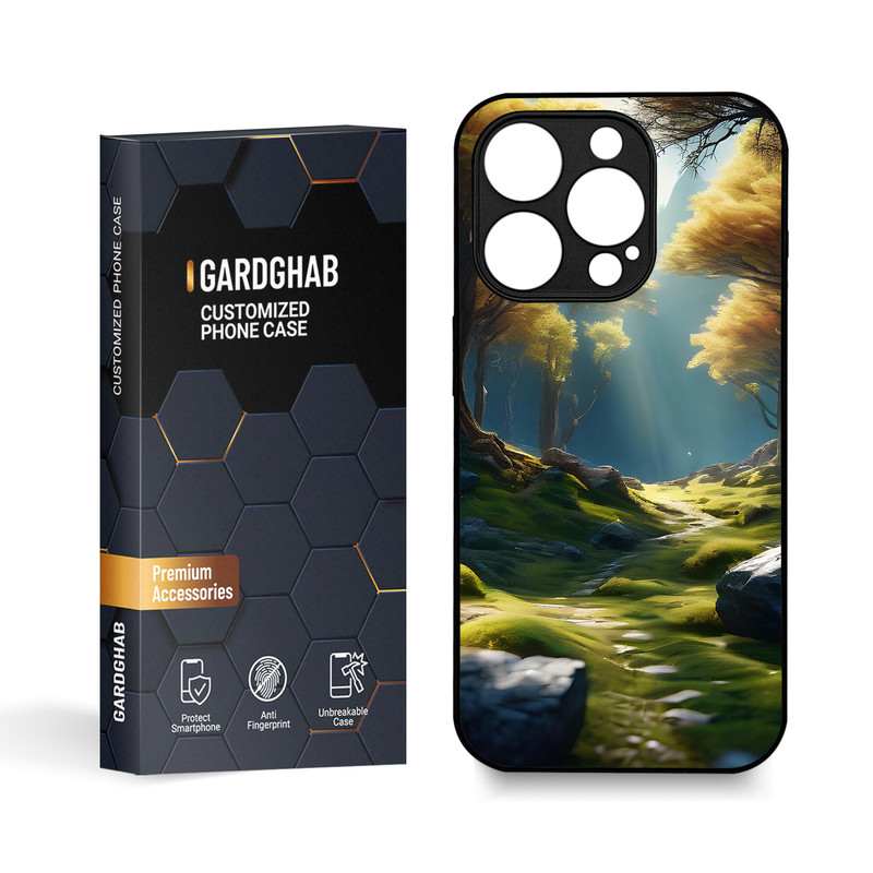 کاور گارد قاب مدل هنری مناسب برای گوشی موبایل اپل iPhone 15 Pro