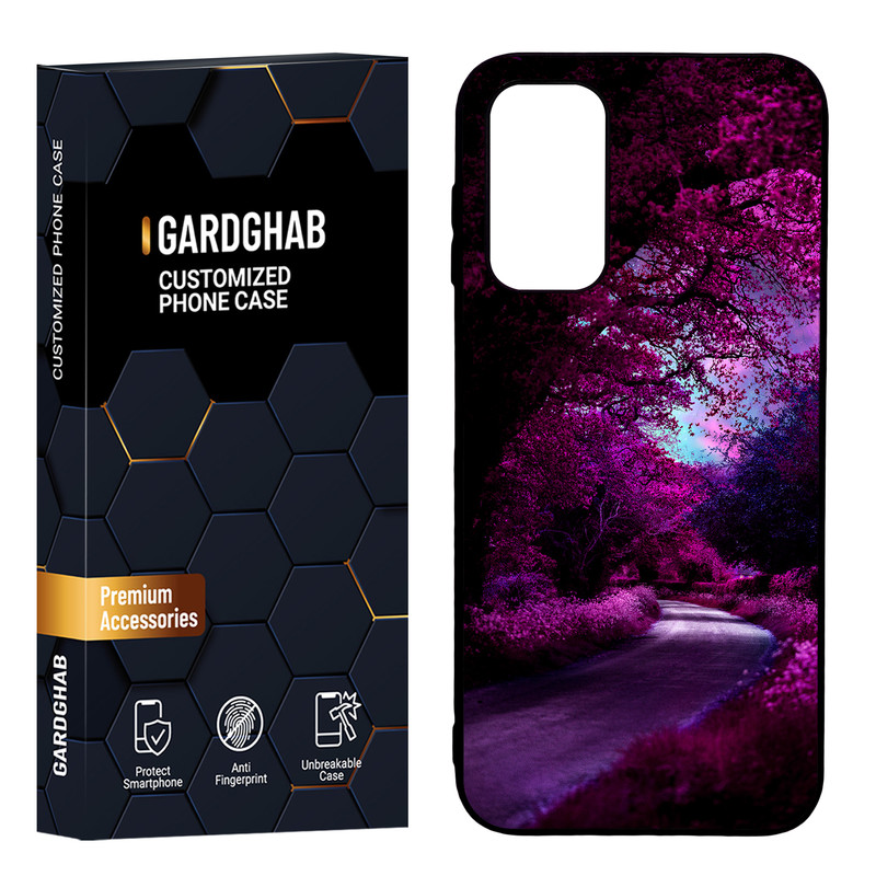 کاور گارد قاب مدل پشت گلس منظره و طبیعت مناسب برای گوشی موبایل سامسونگ Galaxy A14