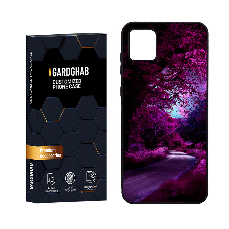 کاور گارد قاب مدل دورژله ای منظره و طبیعت مناسب برای گوشی موبایل سامسونگ Galaxy A04 4G