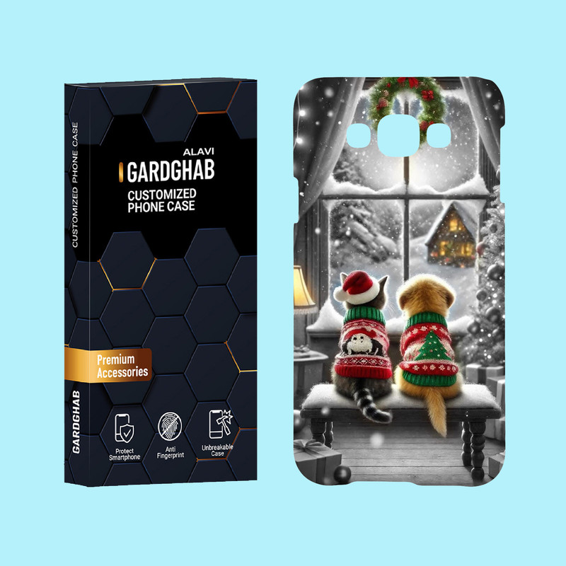 کاور گارد قاب علوی مدل هنری مناسب برای گوشی موبایل سامسونگ Galaxy E7 2015