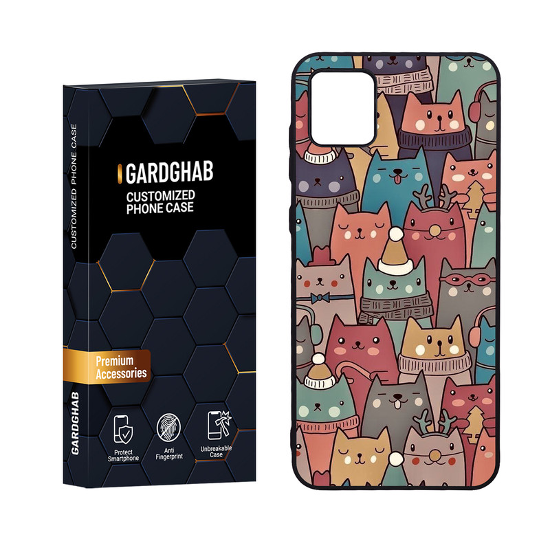 کاور گارد قاب مدل دورژله ای فانتزی مناسب برای گوشی موبایل سامسونگ Galaxy A04 4G