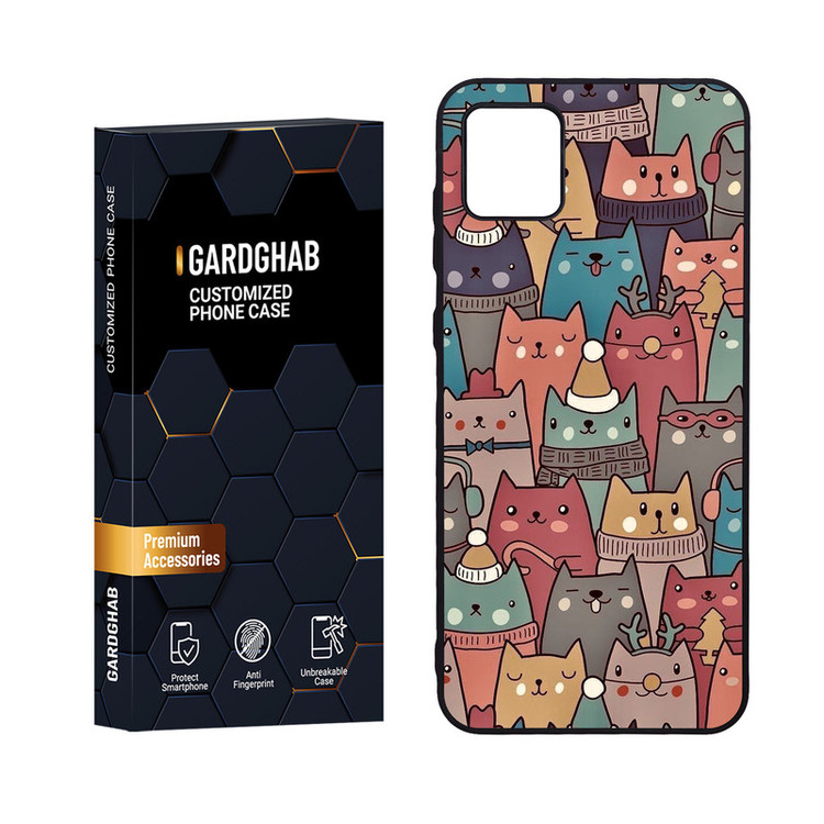 کاور گارد قاب مدل دورژله ای فانتزی مناسب برای گوشی موبایل سامسونگ Galaxy A04 4G