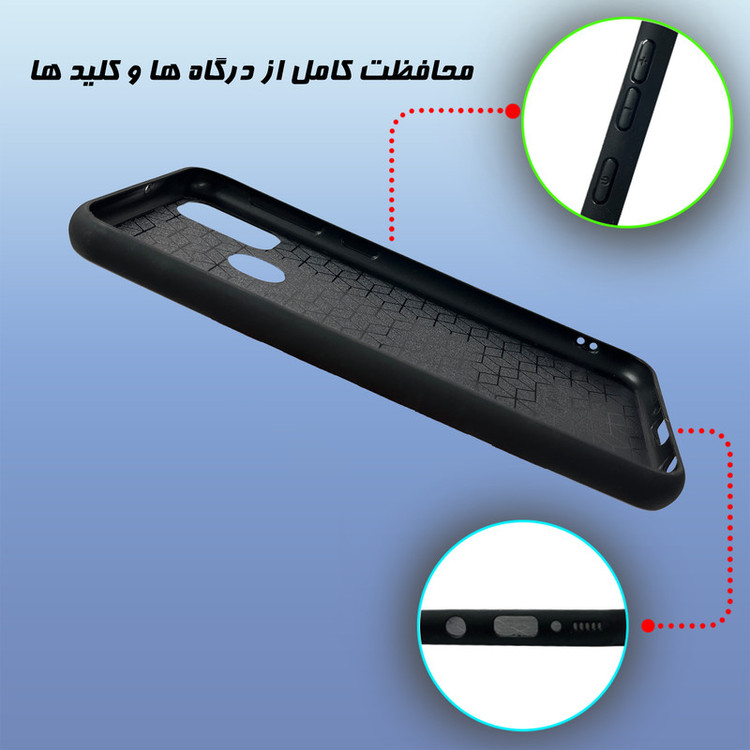 کاور گارد قاب علوی مدل Glass مناسب برای گوشی موبایل سامسونگ Galaxy M30S