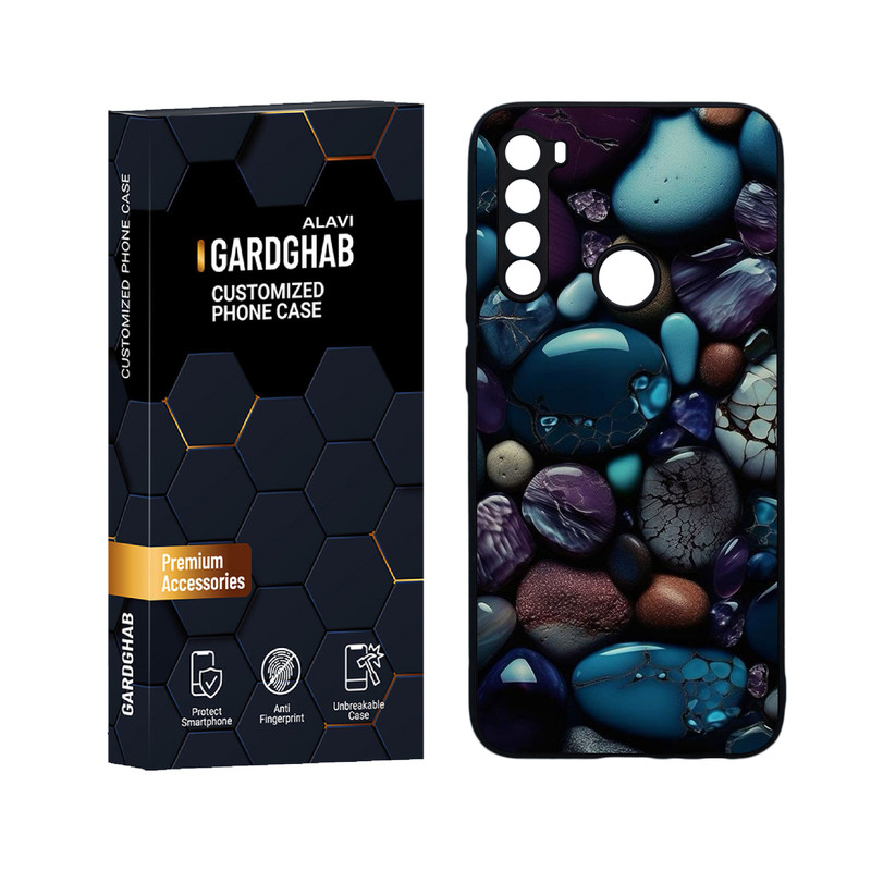 کاور گارد قاب علوی مدل دورژله ای هنری مناسب برای گوشی موبایل شیائومی Redmi Note 8