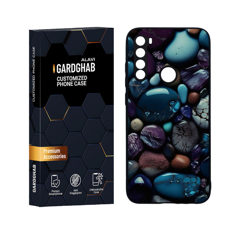 کاور گارد قاب علوی مدل دورژله ای هنری مناسب برای گوشی موبایل شیائومی Redmi Note 8