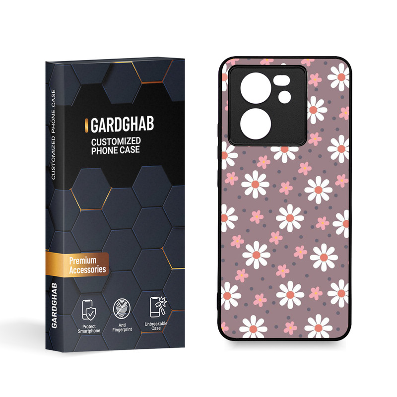کاور گارد قاب مدل گل مناسب برای گوشی موبایل شیائومی Mi 13T 5G / Mi 13T Pro